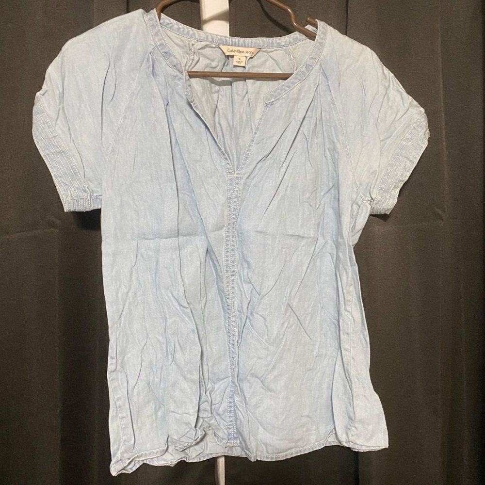 Calvin Klein denim top